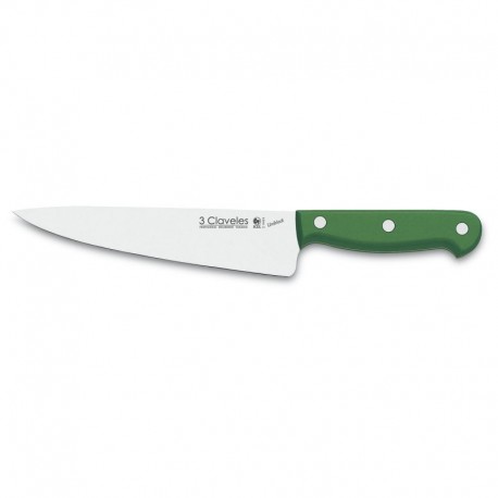 CUCHILLO CHEF UNIBLOCK VERDE 20 CM
