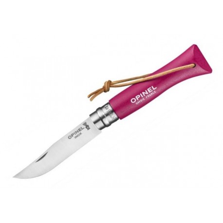 NAVAJA OPINEL COLOR FRAMBUESA