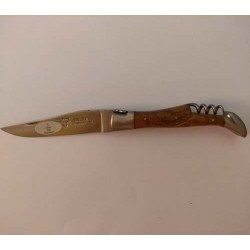 NAVAJA LAGUIOLE EN AUBRAC OLIVO Y SACACORCHOS
