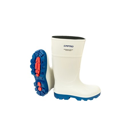 BOTAS DE SEGURIDAD ALFA BLANCO/AZUL CAPRO