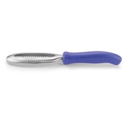 ESCAMADOR INOX MANGO AZUL